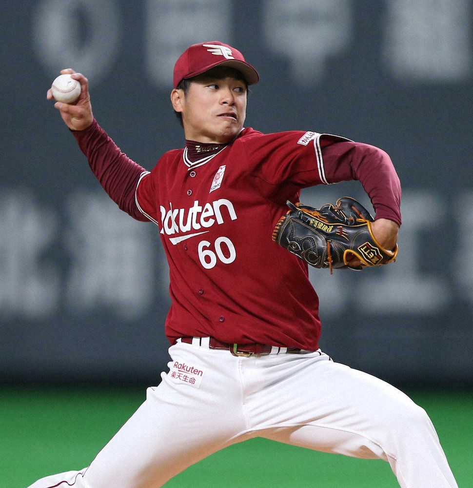 【画像・写真】楽天・古川“代役”今季初先発で好投6回1失点「ストレートが良い感覚だった」