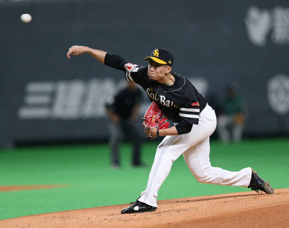 【画像・写真】ソフトB千賀　自身初＆パ8人目の4戦連続2桁奪三振　6回で到達