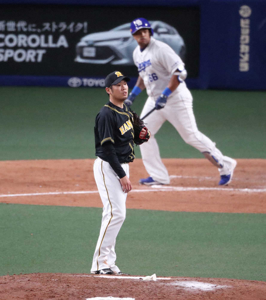 【画像・写真】阪神・西、痛恨被弾で悔し5失点「狙いはゲッツーでしたが…」