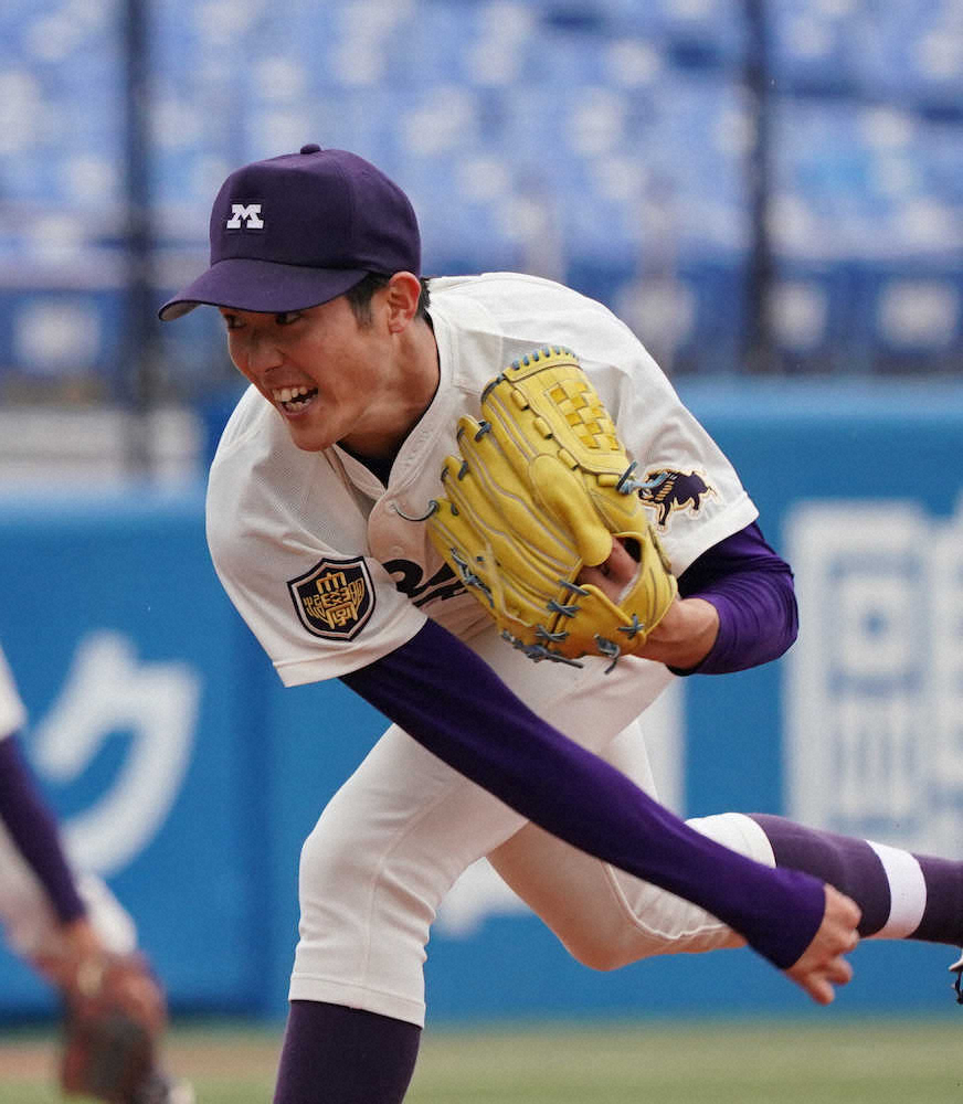 【画像・写真】明大・森下、自己最速155キロで“小宮山”早大斬り　8回1失点8K