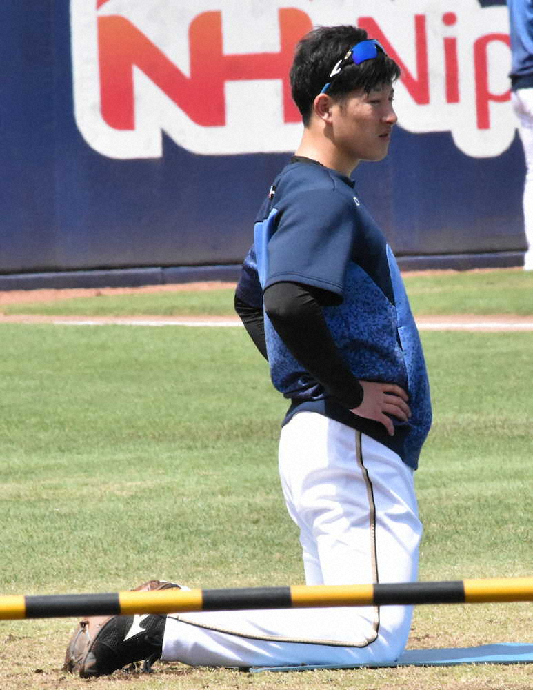 【画像・写真】輝星、平成最後の登板へ調整「一番の目的は直球で抑えること」