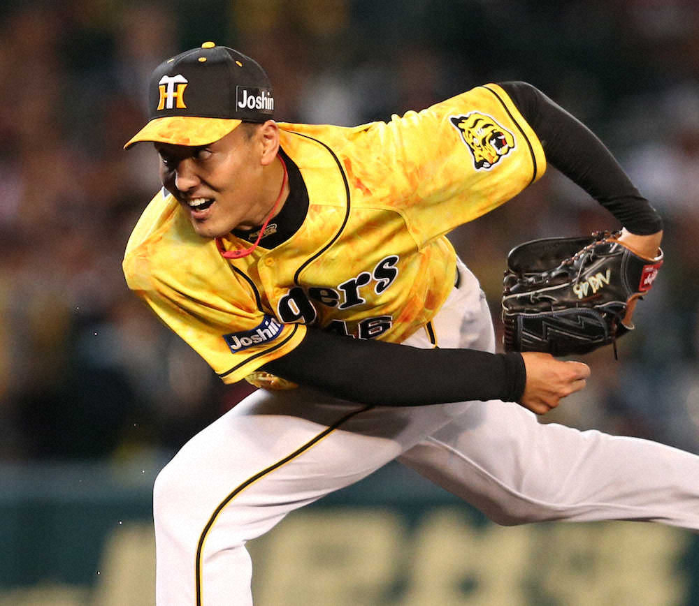 【画像・写真】阪神・秋山　今季初勝利へ7回無失点の力投　93球で広島打線封じる