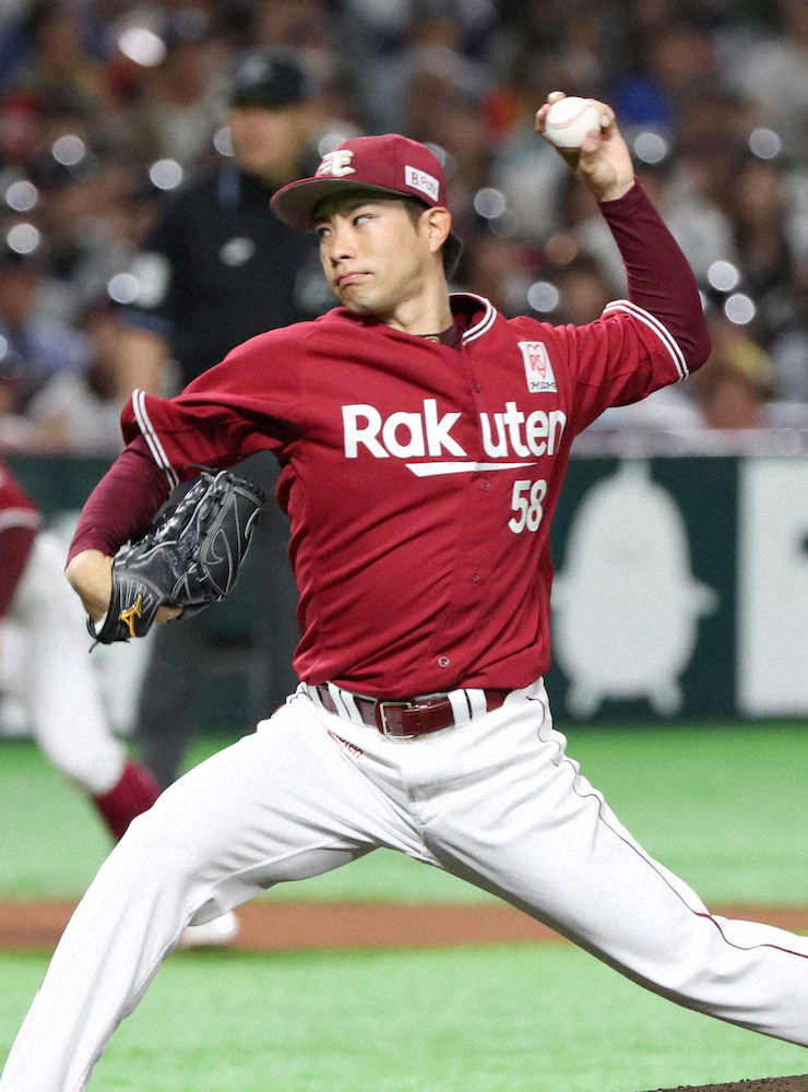 【画像・写真】楽天　5連敗から首位相手に大勝　“連敗ストッパー”辛島6回7K零封「なんとか粘れたかな」