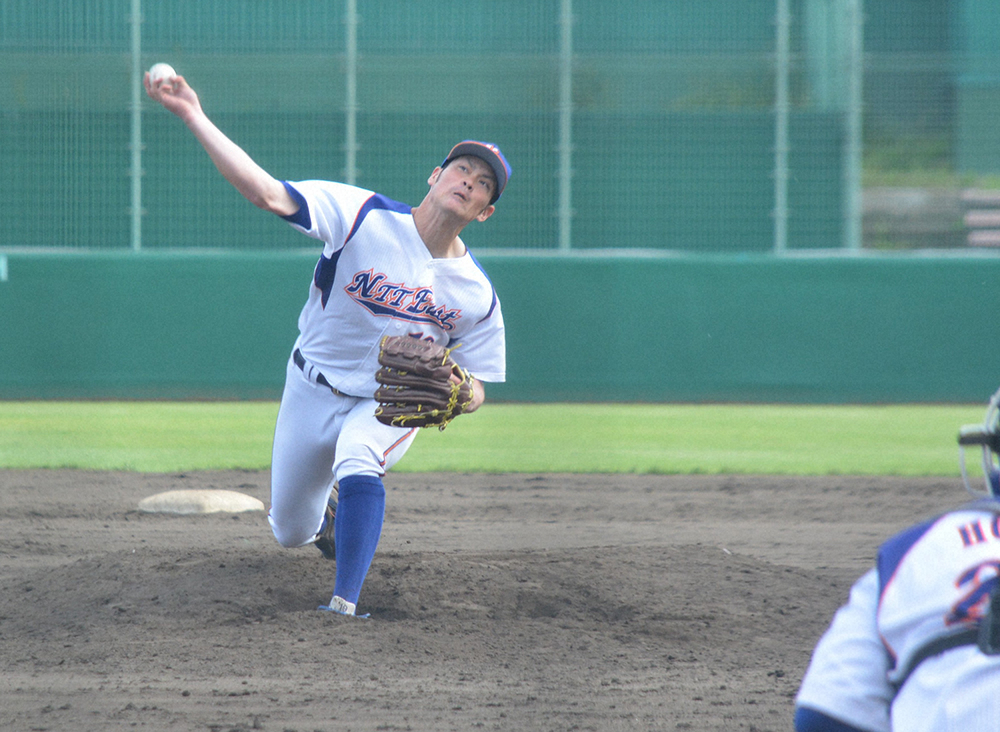 【画像・写真】今秋ドラフト候補のNTT東日本・小又、自己最速1キロ更新の154キロ