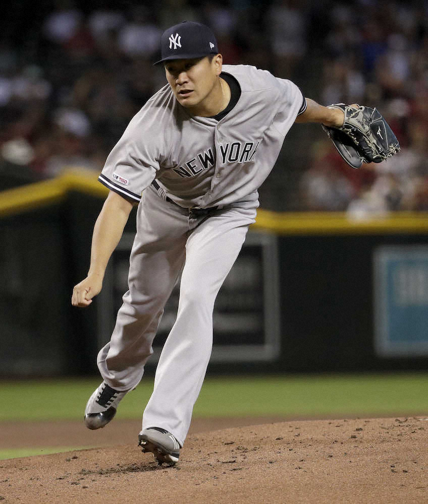 【画像・写真】ヤンキース　田中　4回3失点で降板　令和初勝利はならず