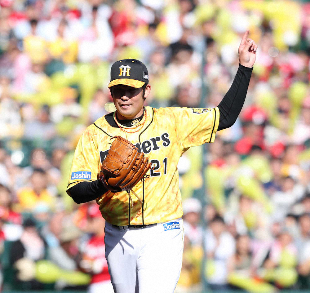 【画像・写真】阪神・岩田VS広島・大瀬良　互いに一歩も譲らず、ともに7回無失点で降板　0―0で8回へ