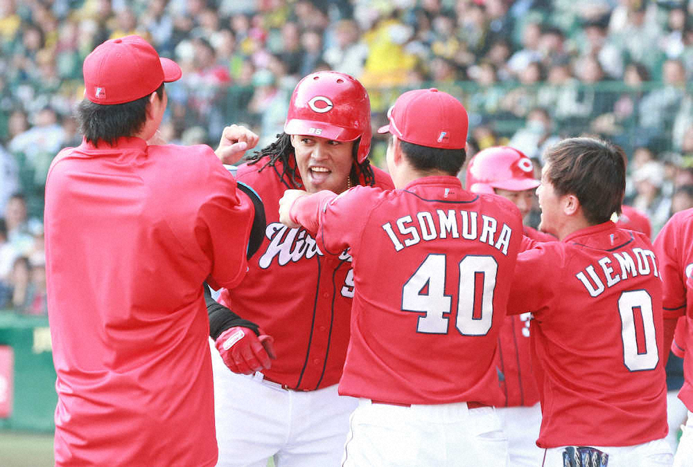 【画像・写真】広島　バティスタ　令和のチーム1号　ここ5試合で4本塁打9打点