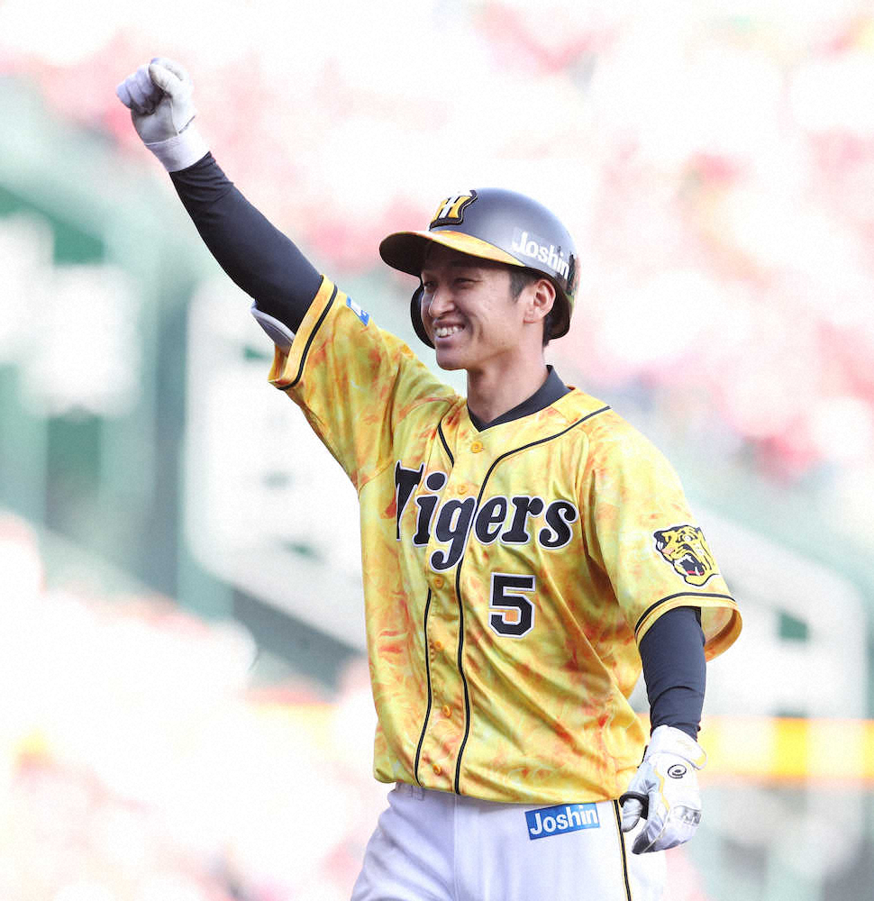 【画像・写真】阪神　近本　13試合連続安打の球団新記録も「あまり気にしていないです」