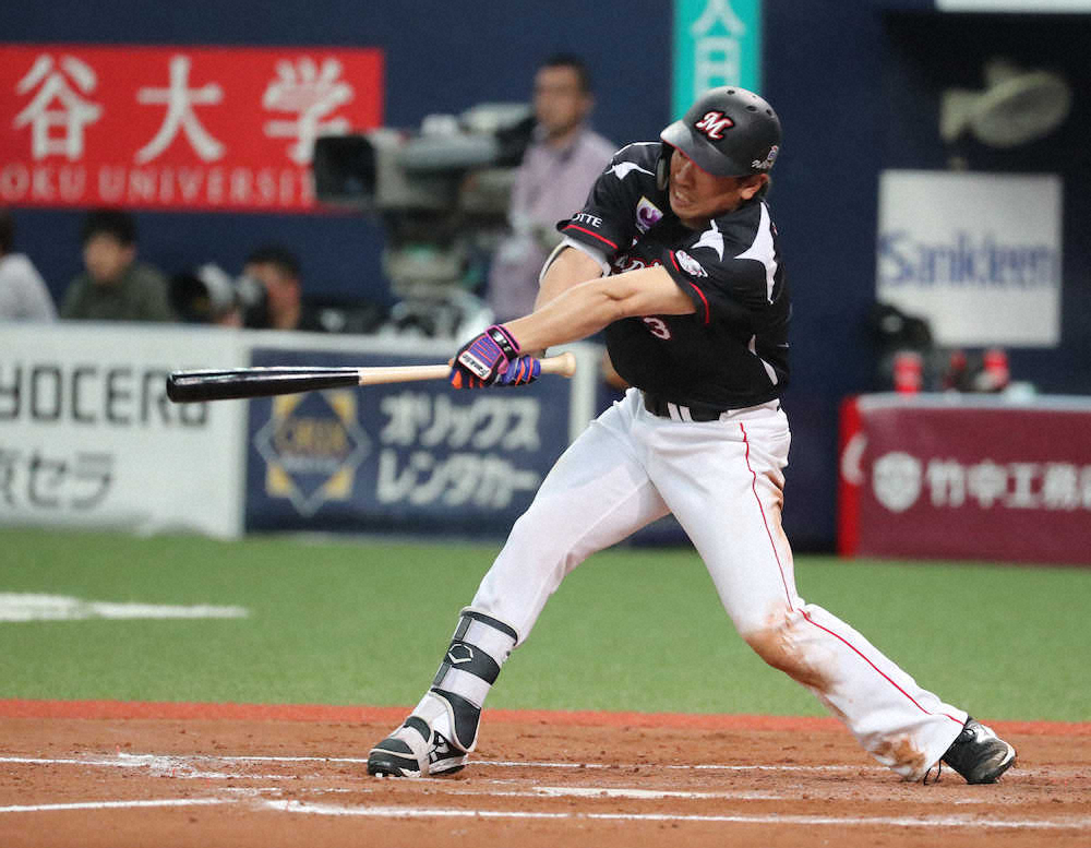 【画像・写真】ロッテ・角中2安打1打点　通算1000安打へ残り4本