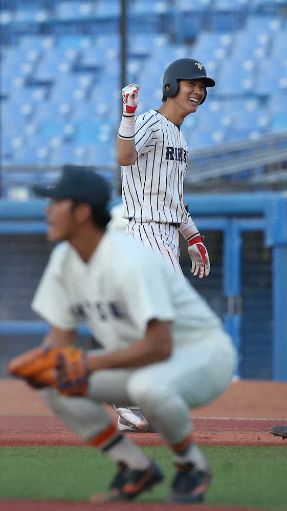 【画像・写真】大阪桐蔭出身の立大ルーキー山田が大暴れ！“4番1号”含む4安打3打点で初勝ち点貢献