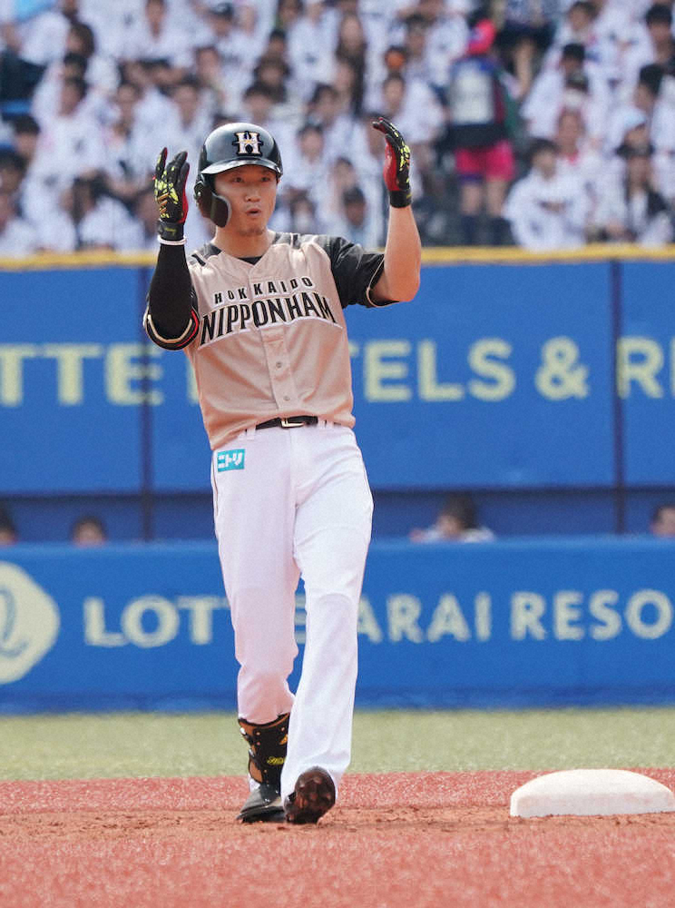 【画像・写真】日本ハム・西川　2安打3打点！チビっ子ファンへメッセージ「お母さんの言うことをよく聞いて」