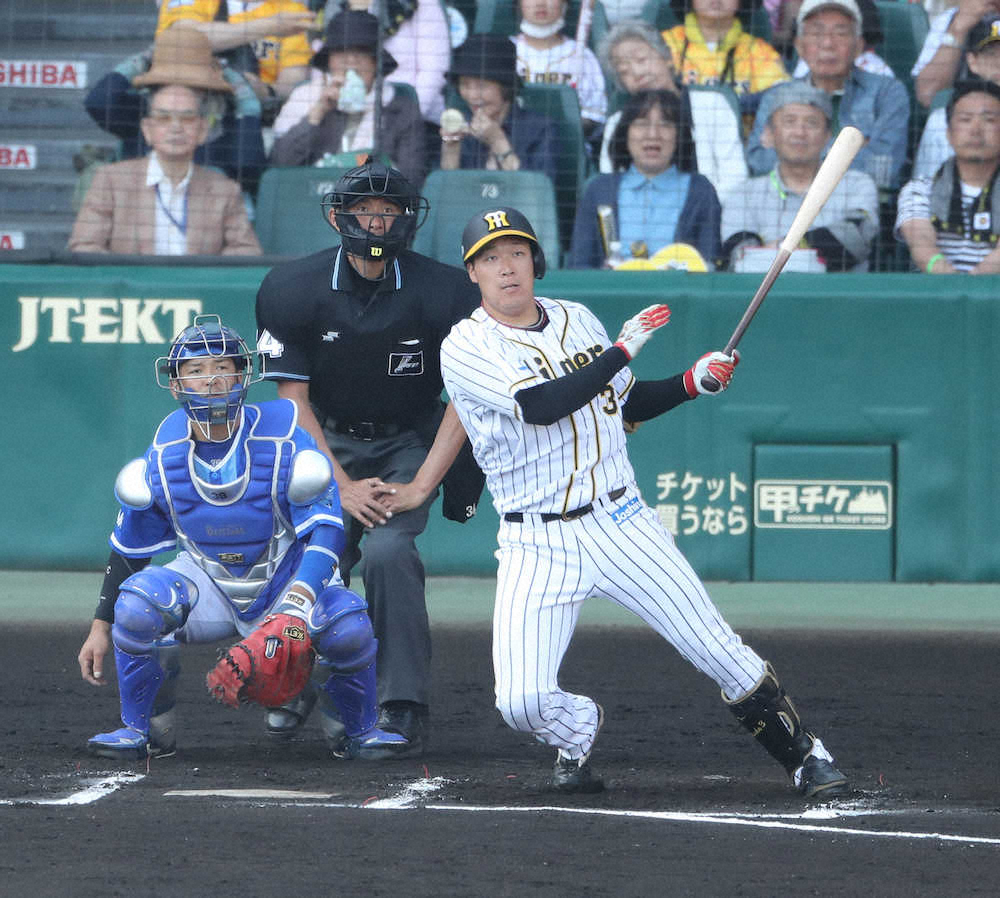 【画像・写真】シーソーゲームの大熱戦！阪神、大山が7回同点タイムリー