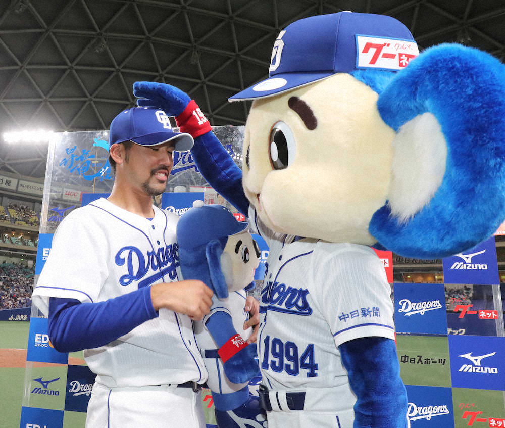 【画像・写真】プロ初勝利の中日・阿知羅　平田のバットで初適時打も記録「8割平田さんのおかげ」