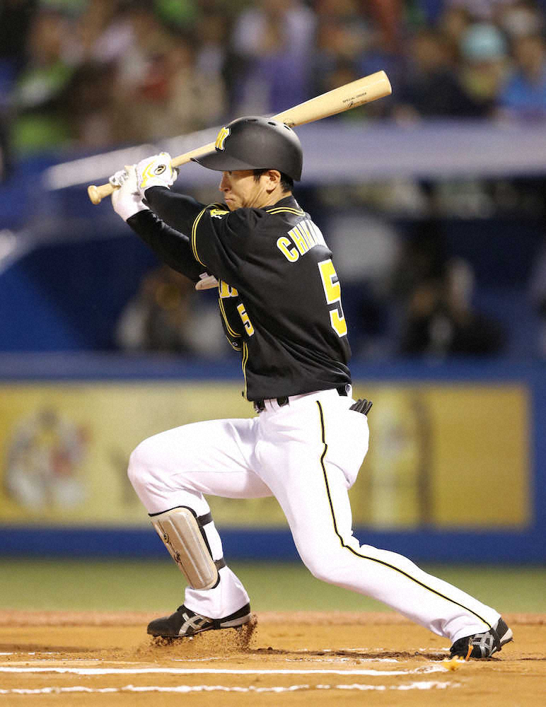 【画像・写真】阪神　6回に追い上げ　ドラ1・近本の安打から2点返す　