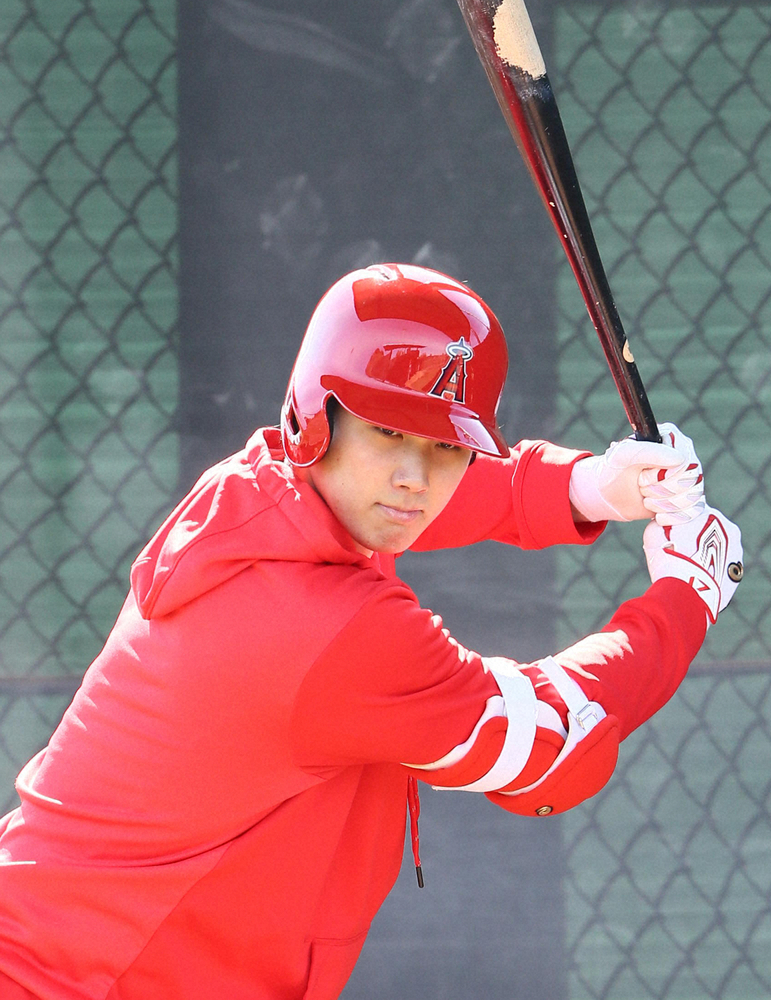 【画像・写真】大谷、8日復帰へ万全　走塁中も右肘プロテクター