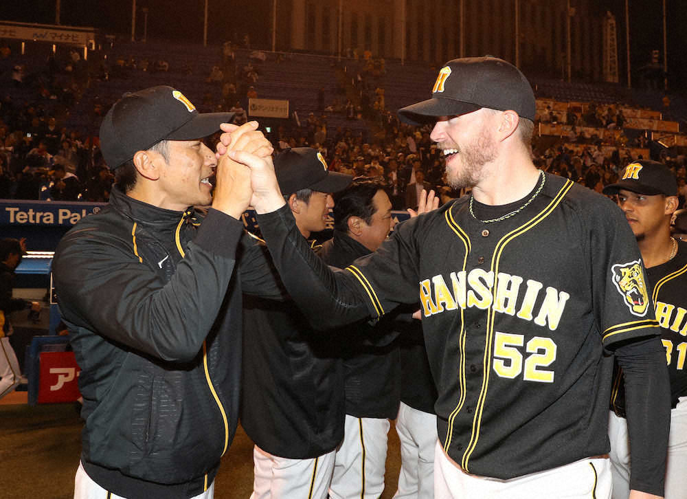 【画像・写真】阪神が接戦制す　キナチカコンビ躍動　ジョンソン16試合連続無失点　投手陣に矢野監督「頼もしい」