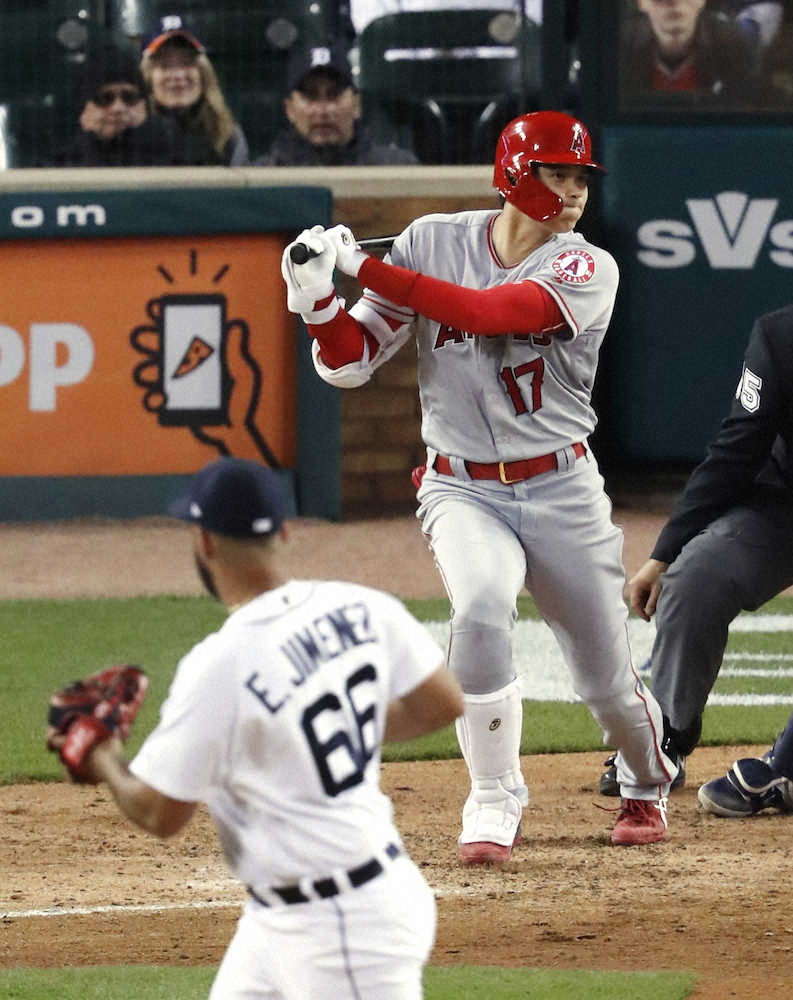 【画像・写真】大谷「3番・DH」で219日ぶり復帰！豪打＆初打点、「SHO　TIME」2019幕開け