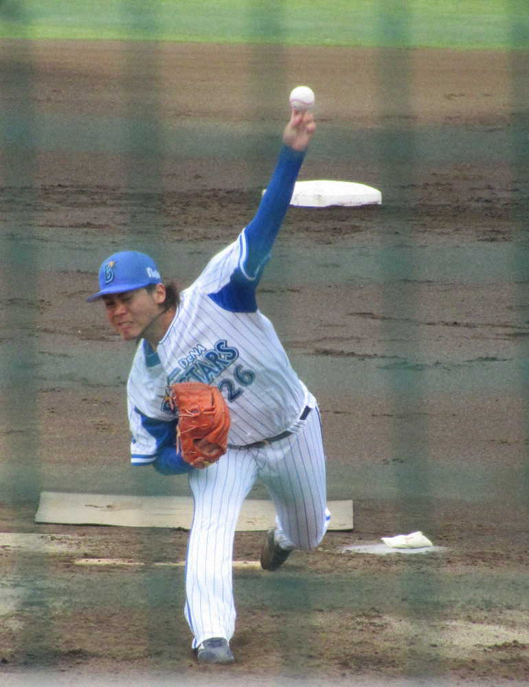 【画像・写真】DeNA浜口、2軍戦で実戦復帰　3回完全5Kに「ホッとした」