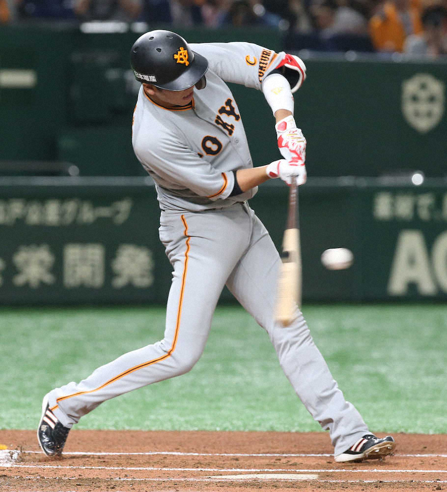 【画像・写真】巨人・坂本勇が球団新34試合連続出塁達成　王さん記録42年ぶり更新、金本セ記録に王手！