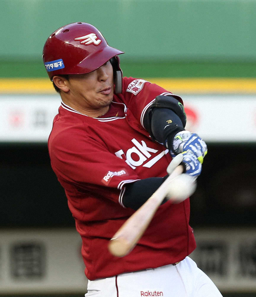 【画像・写真】楽天　浅村先制7号、ブラッシュ4戦連発で続いた！「しっかりコンタクトできた」
