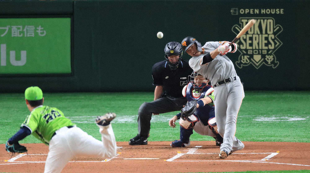 【画像・写真】巨人・坂本、王超え開幕34戦連続出塁！打線爆発　23安打19得点大勝