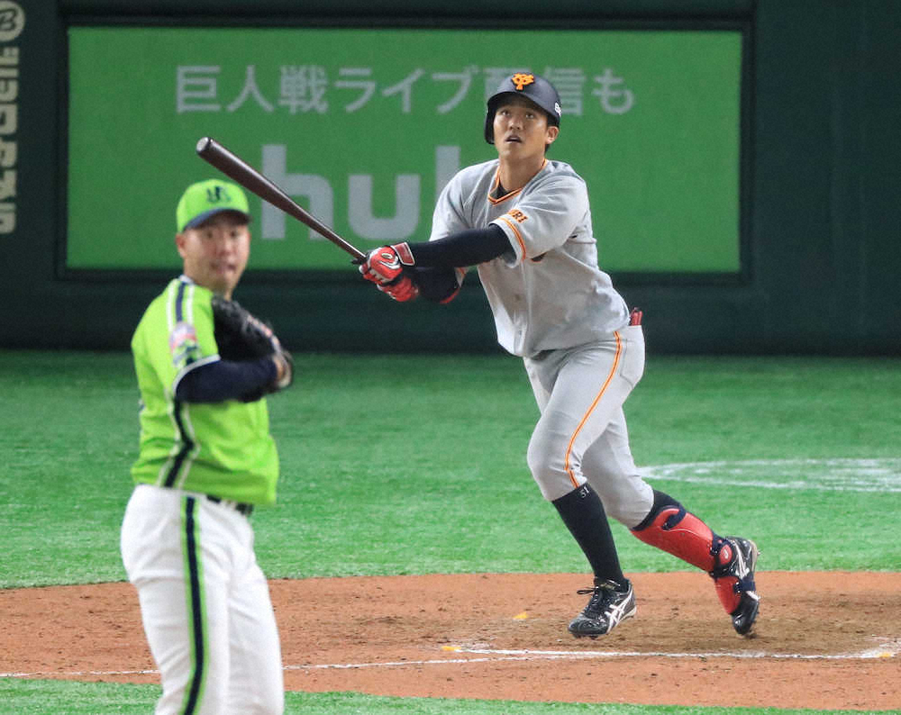 【画像・写真】巨人・田中俊「びっくり」満弾　史上8組目の兄弟グランドスラム