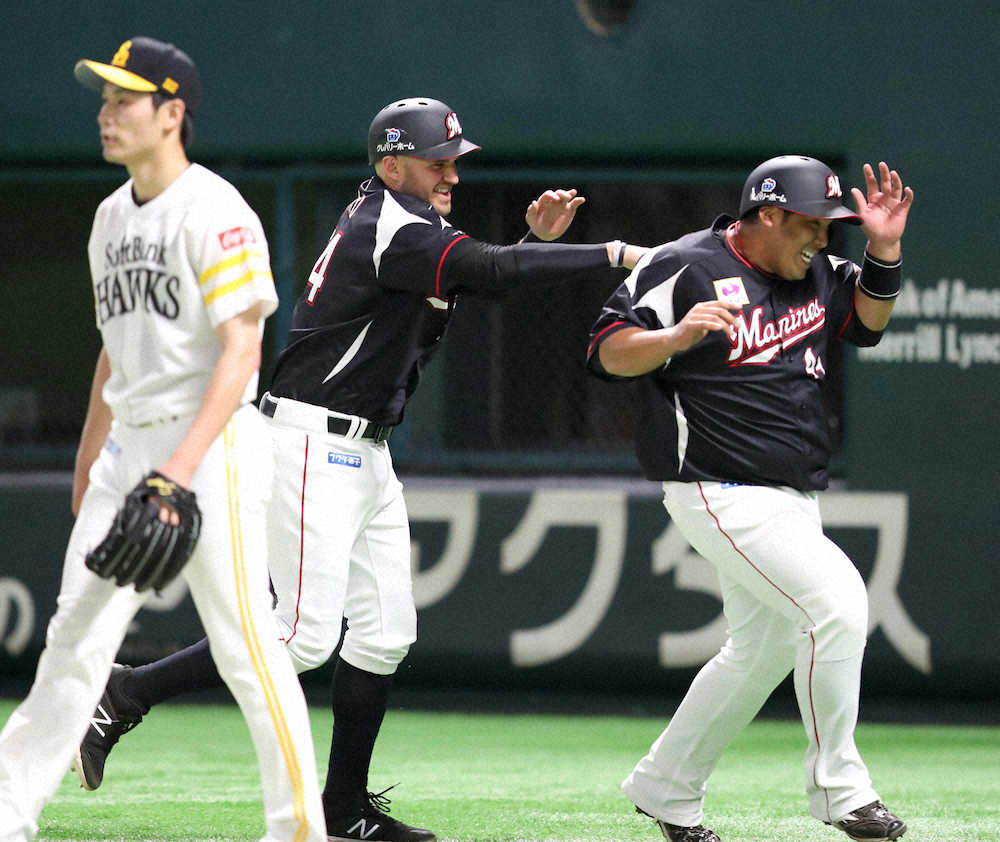 【画像・写真】ロッテ猛打で4連勝　今季7戦6勝“お得意さま”鷹撃ち