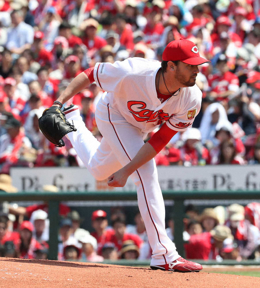 【画像・写真】広島　貯金失敗から1日で勝率5割復帰　ジョンソン6回零封2勝目　11日ぶり先発復帰の松山がV打