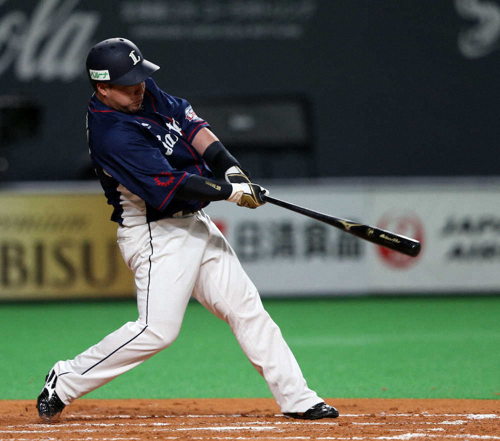 【画像・写真】西武・山川　日本人最速100号弾！OB秋山幸二の記録32年ぶりに塗り替え「母の日に打ててよかった」
