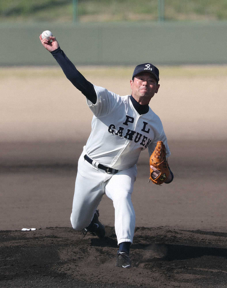 【画像・写真】“PLの桑田”が投げた　先発で1回1失点　マスターズ甲子園予選