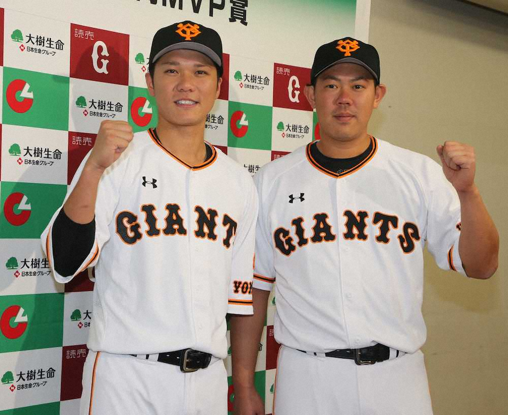 【画像・写真】巨人・坂本&山口が月間MVP　ダブル受賞は球団9年ぶり