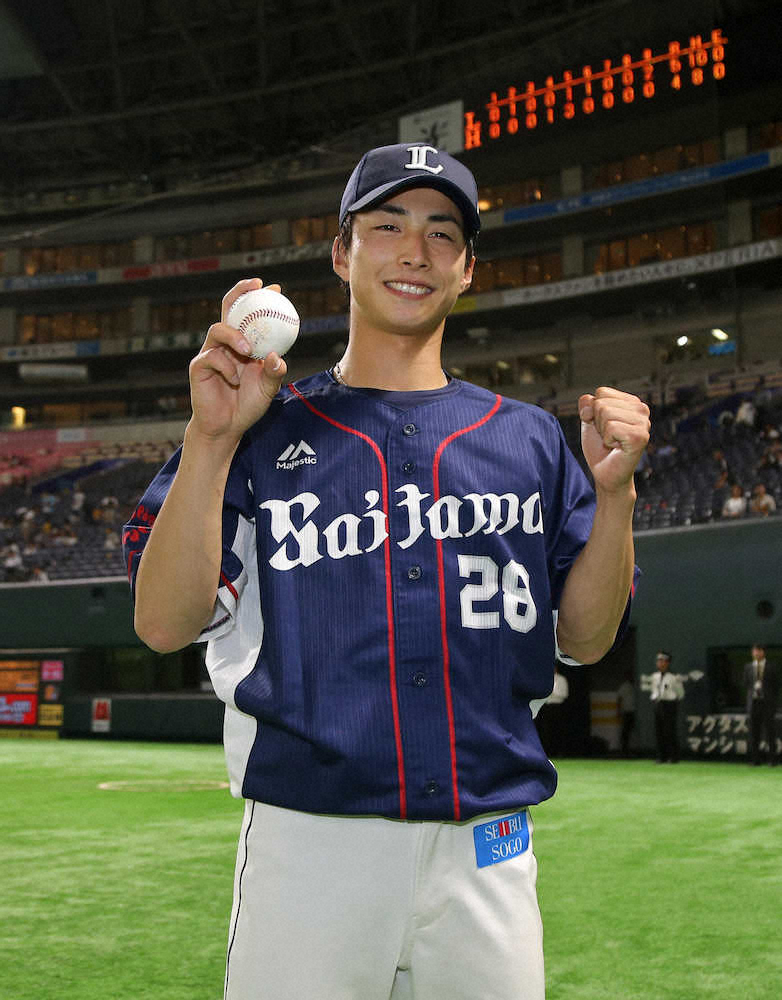 【画像・写真】西武ドラ6森脇、3回無失点でプロ初勝利「うれしかった」