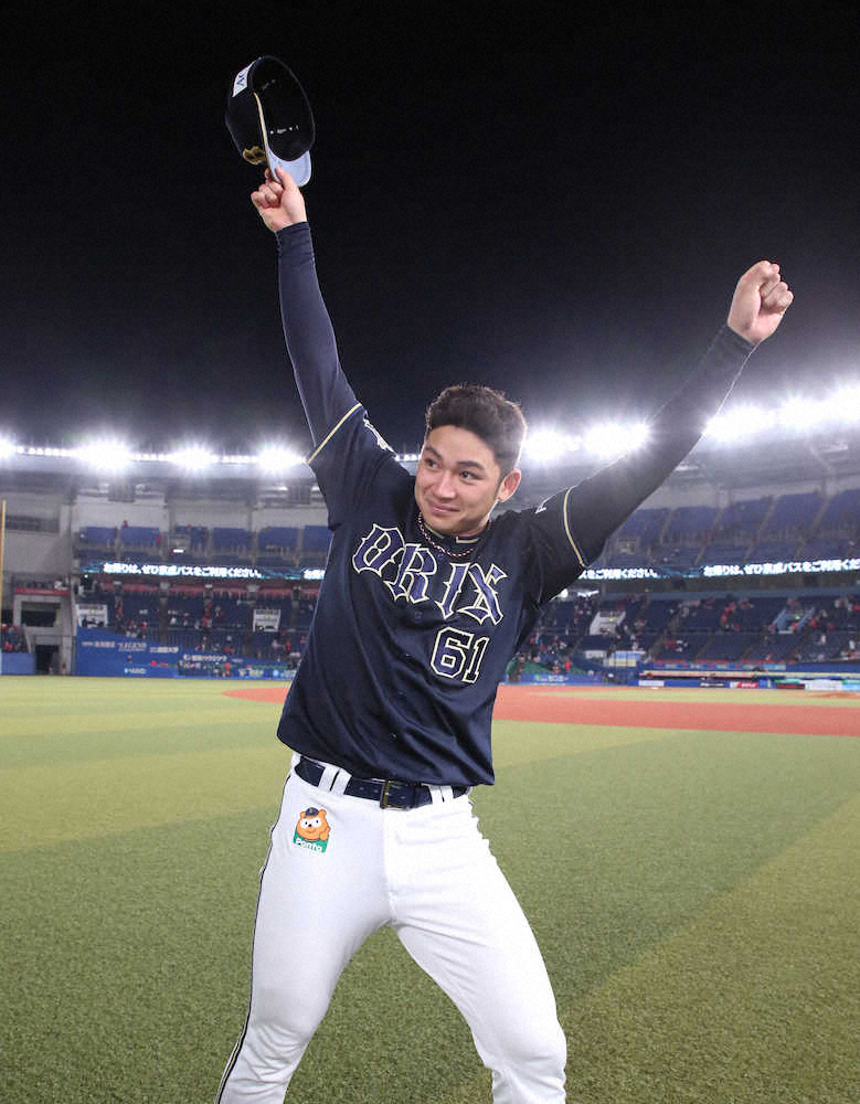 【画像・写真】オリックス榊原、故郷・千葉でプロ2勝目　味方勝ち越しに「キター！って感じ」