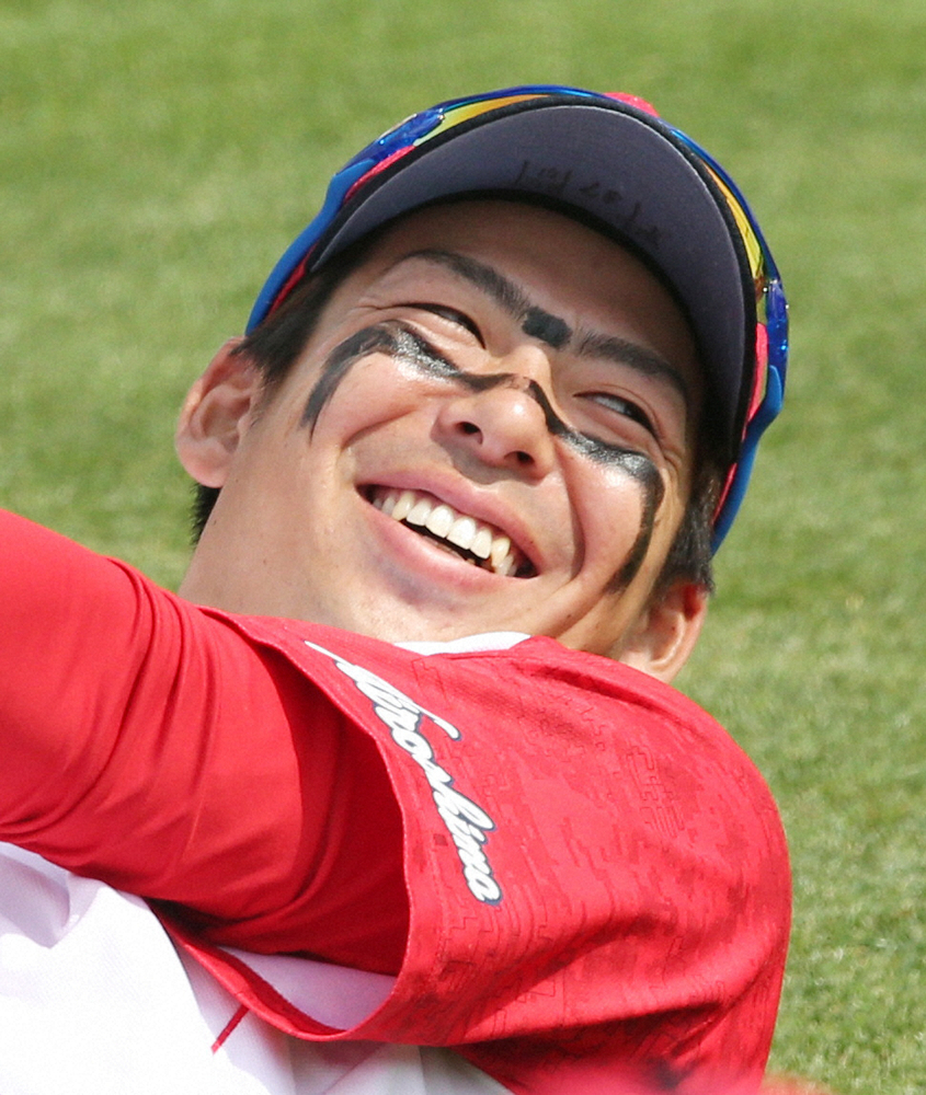 【画像・写真】“3冠”誠也　劇弾10日前には仲間とこんなことしてました　癒されます…笑