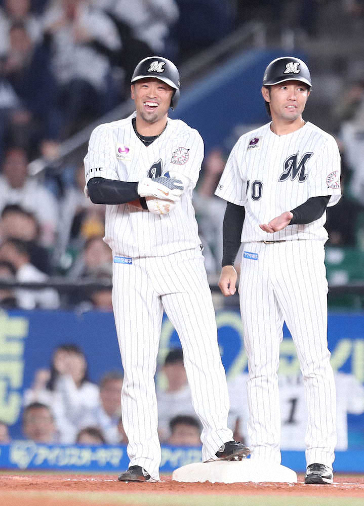 【画像・写真】ロッテ・清田　627日ぶり3番起用に応えたV打　井口監督「いい場面で打ってくれた」