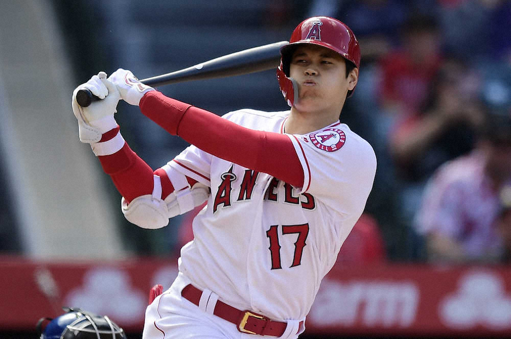 【画像・写真】大谷　3打数無安打2三振　7試合連続安打ならず　チーム連勝ストップ