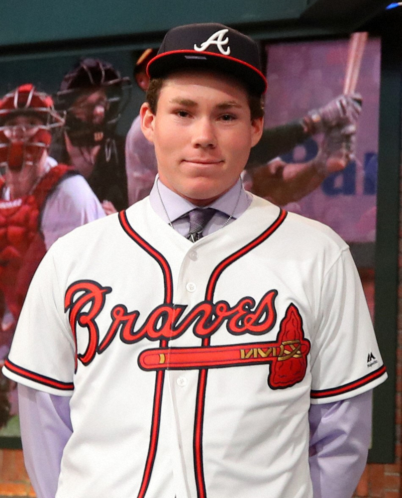 【画像・写真】18年のＭＬＢドラフト、全体の8番目でブレーブスに指名されたカーター・スチュワート