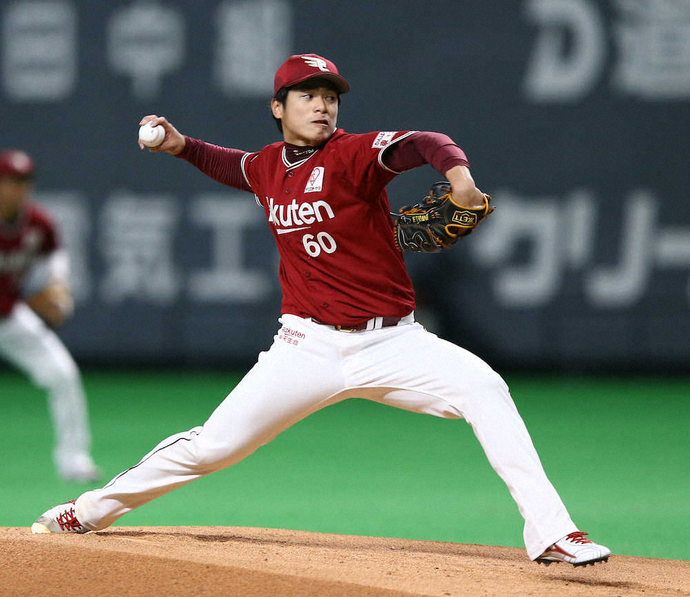 【画像・写真】楽天の先発投手・古川（撮影・高橋茂夫）