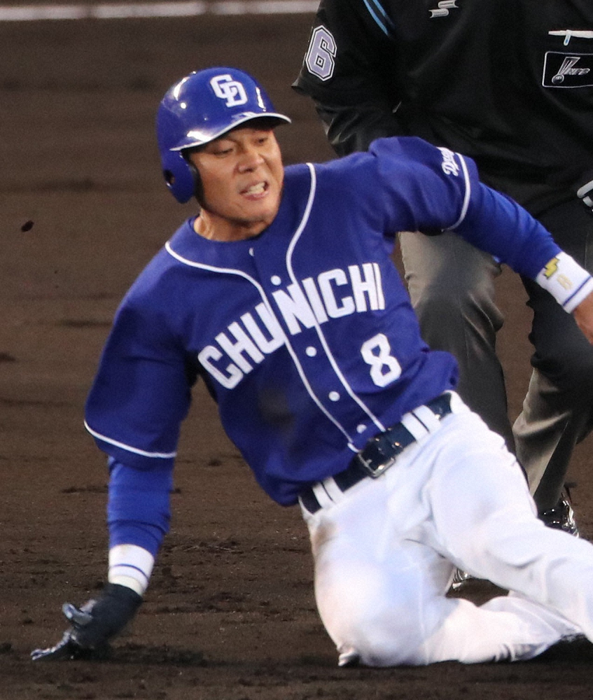 【画像・写真】中日・大島　通算200盗塁達成！リーグ最多タイ13盗塁で球団5人目