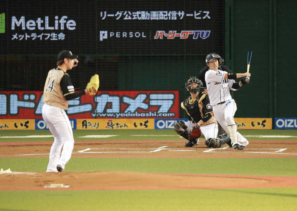 【画像・写真】西武　打線つながり5球で先制！　外崎が適時二塁打「いいところに飛んだ」