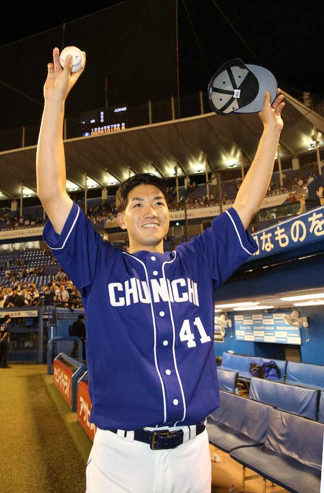 【画像・写真】中日・勝野プロ初勝利　与田監督も称賛「安心して見ていられた」