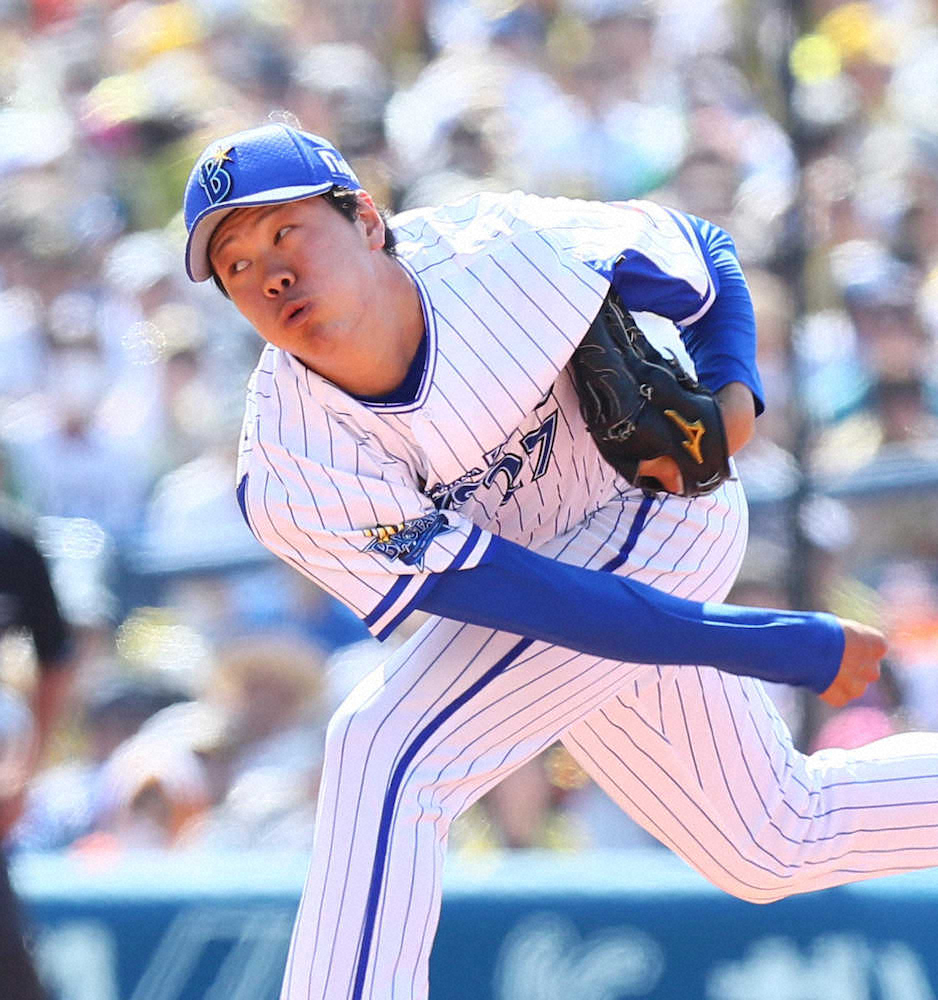 【画像・写真】DeNA上茶谷が今季2勝目　プロ初完封・完投目前も…9回途中4失点