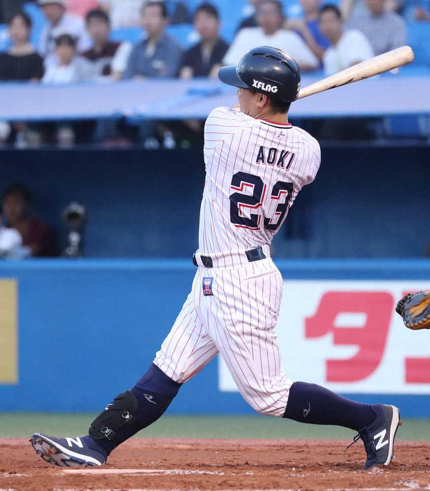 【画像・写真】ヤクルト・青木が同点ソロ　8戦ぶり一発で連敗中のチームにカツ！