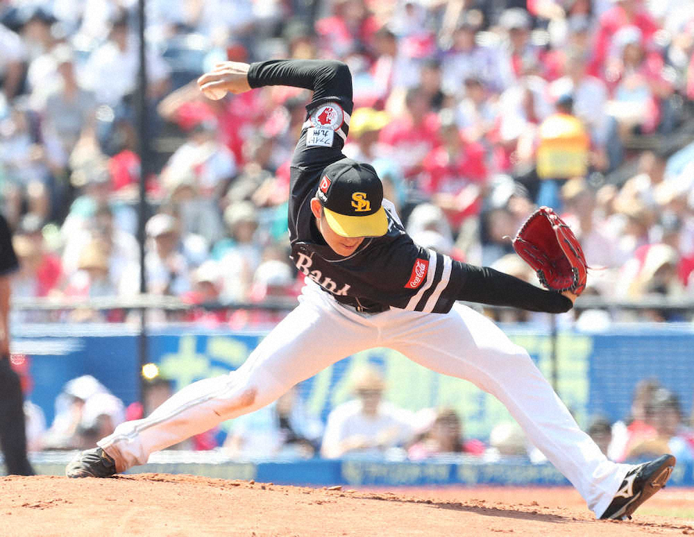 【画像・写真】ソフトB高橋礼、初の凱旋マウンド飾れず「暑さもあって…」