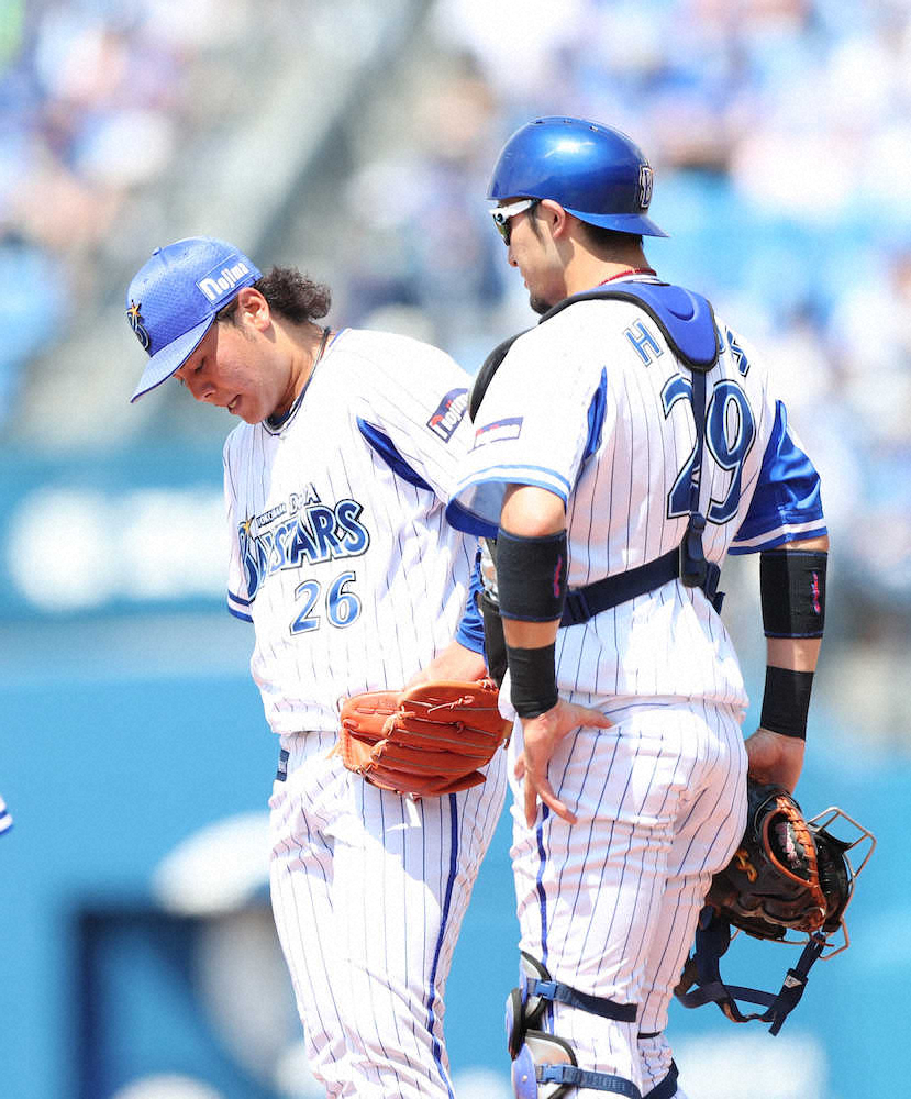 【画像・写真】DeNA今季2度目の零敗　虎キラー浜口まさかの2回途中KO