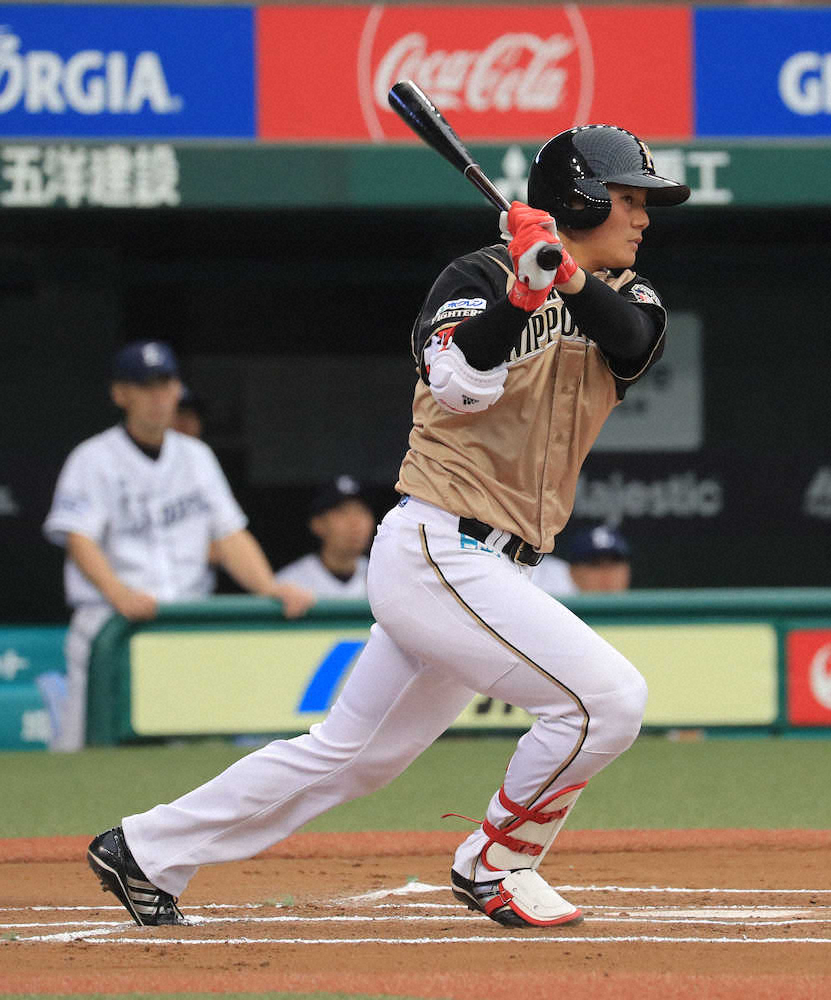 【画像・写真】日本ハム・清宮、今季初出場から4試合連続打点　涌井から追撃2点二塁打