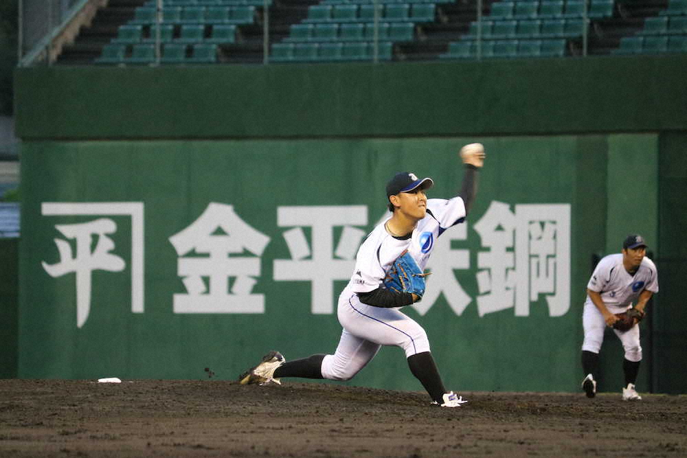 【画像・写真】JFE西日本　河野　7回5安打無失点11K 11球団スカウト絶賛