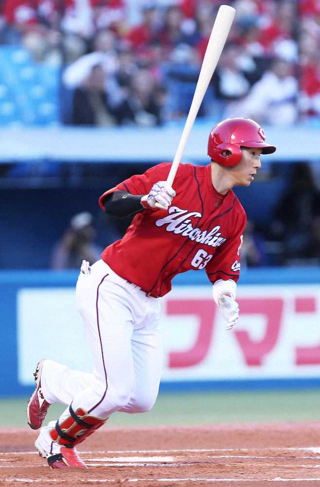 【画像・写真】広島・西川また打った！令和初日から5番定着、22試合連続安打　あしたも打てば球団35年ぶり
