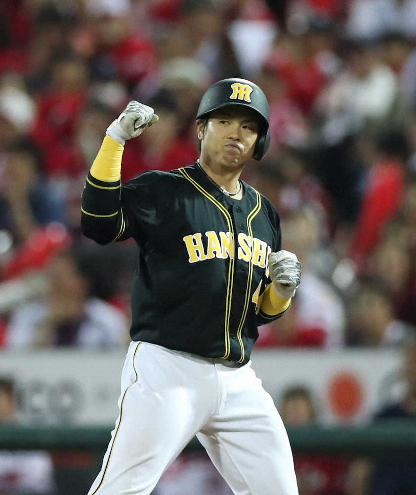 【画像・写真】阪神　9回土壇場で梅野が同点タイムリー　試合は延長戦に