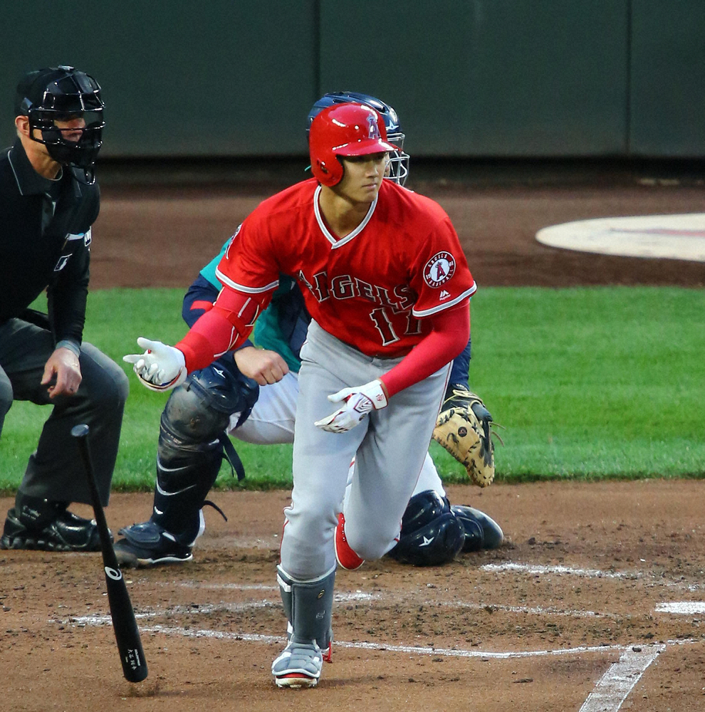 【画像・写真】大谷　6回に逆方向へ豪快3号ソロ!　2番トラウトに続き連続弾